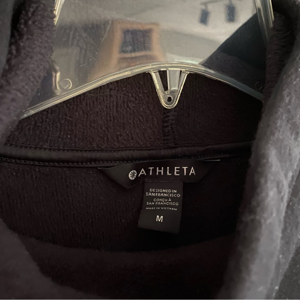 Athleta Black Turtleneck Sweatshirt - Picture 5 of 9